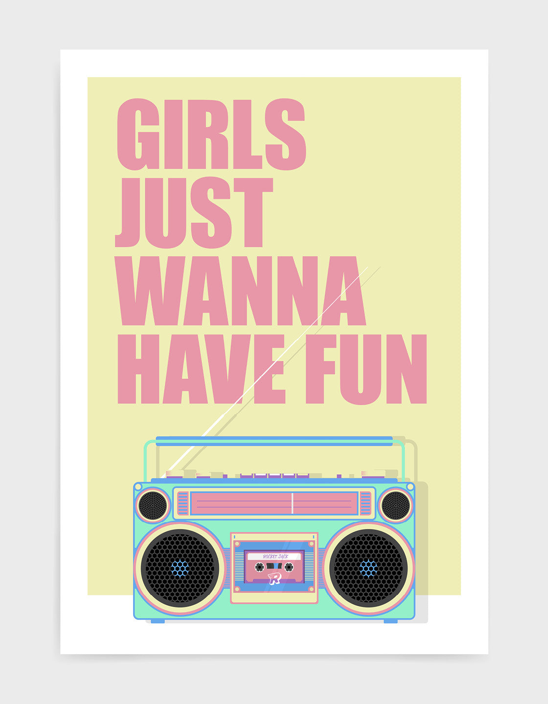 Retro boombox