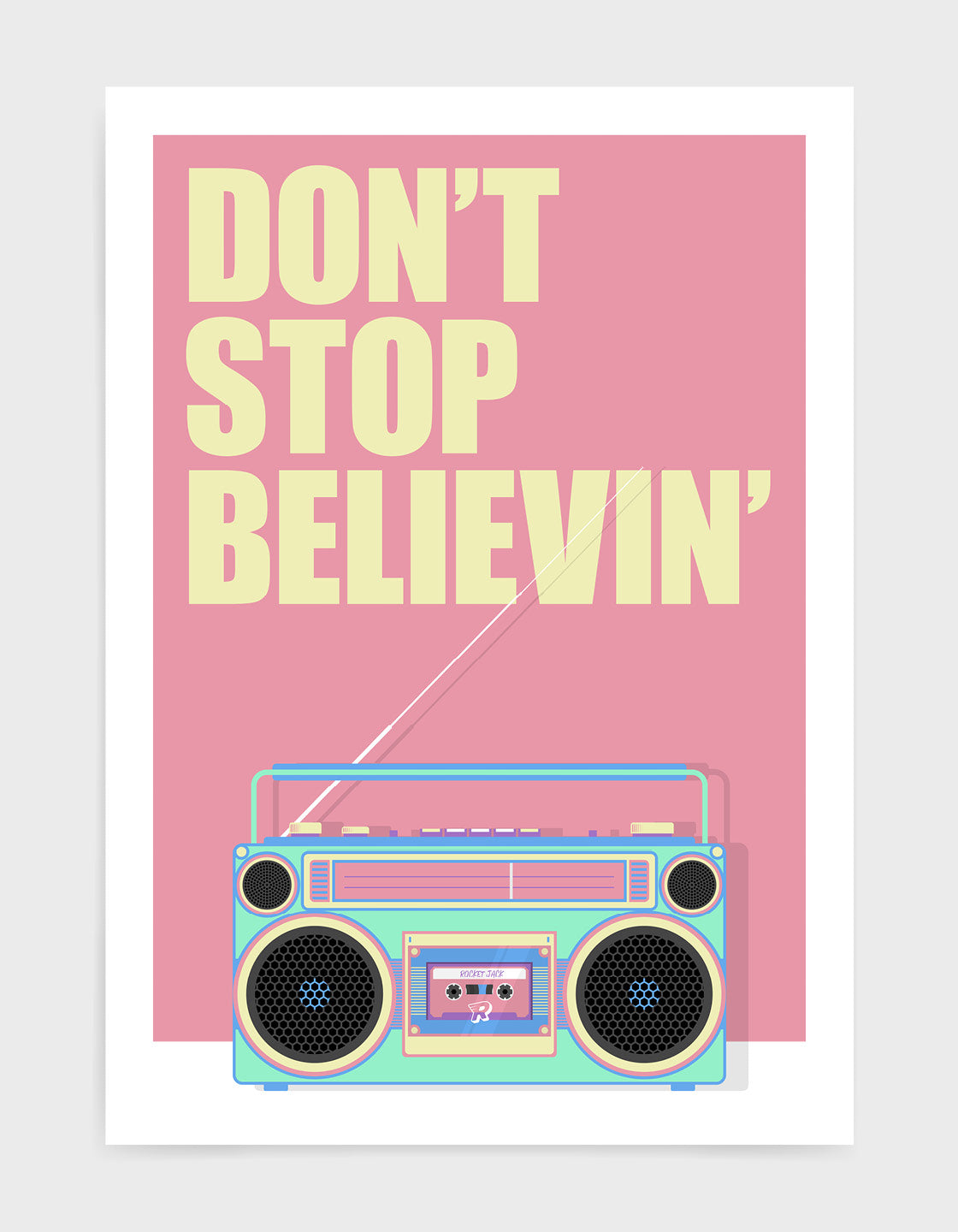 Retro boombox