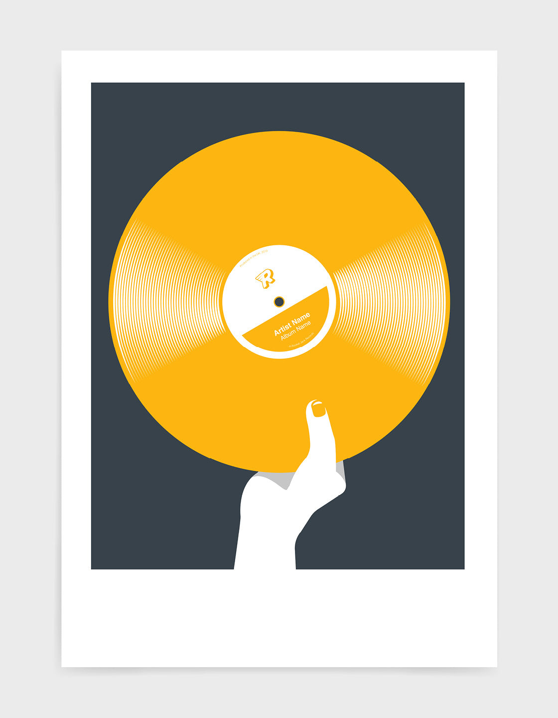 Retro colour vinyl
