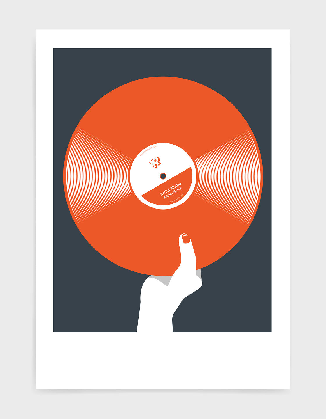 Retro colour vinyl