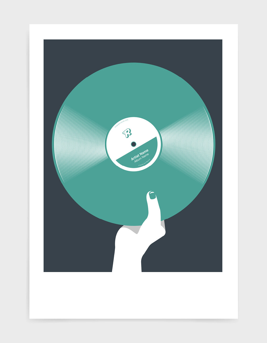 Retro colour vinyl