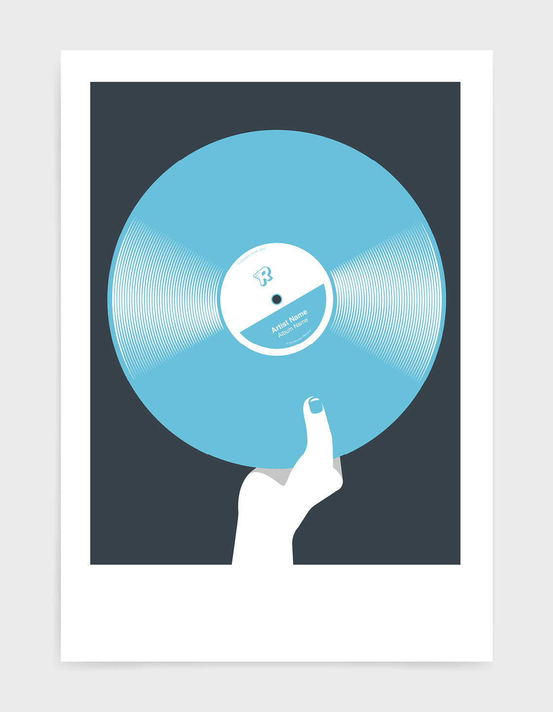 Retro colour vinyl