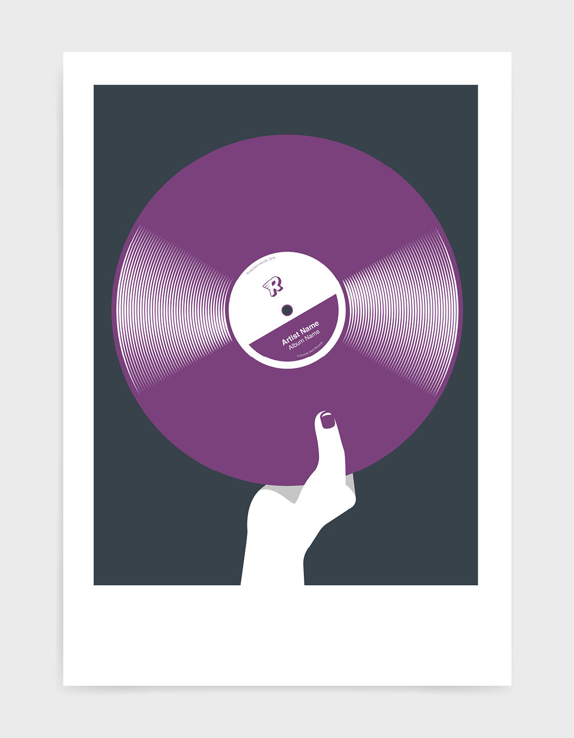 Retro colour vinyl