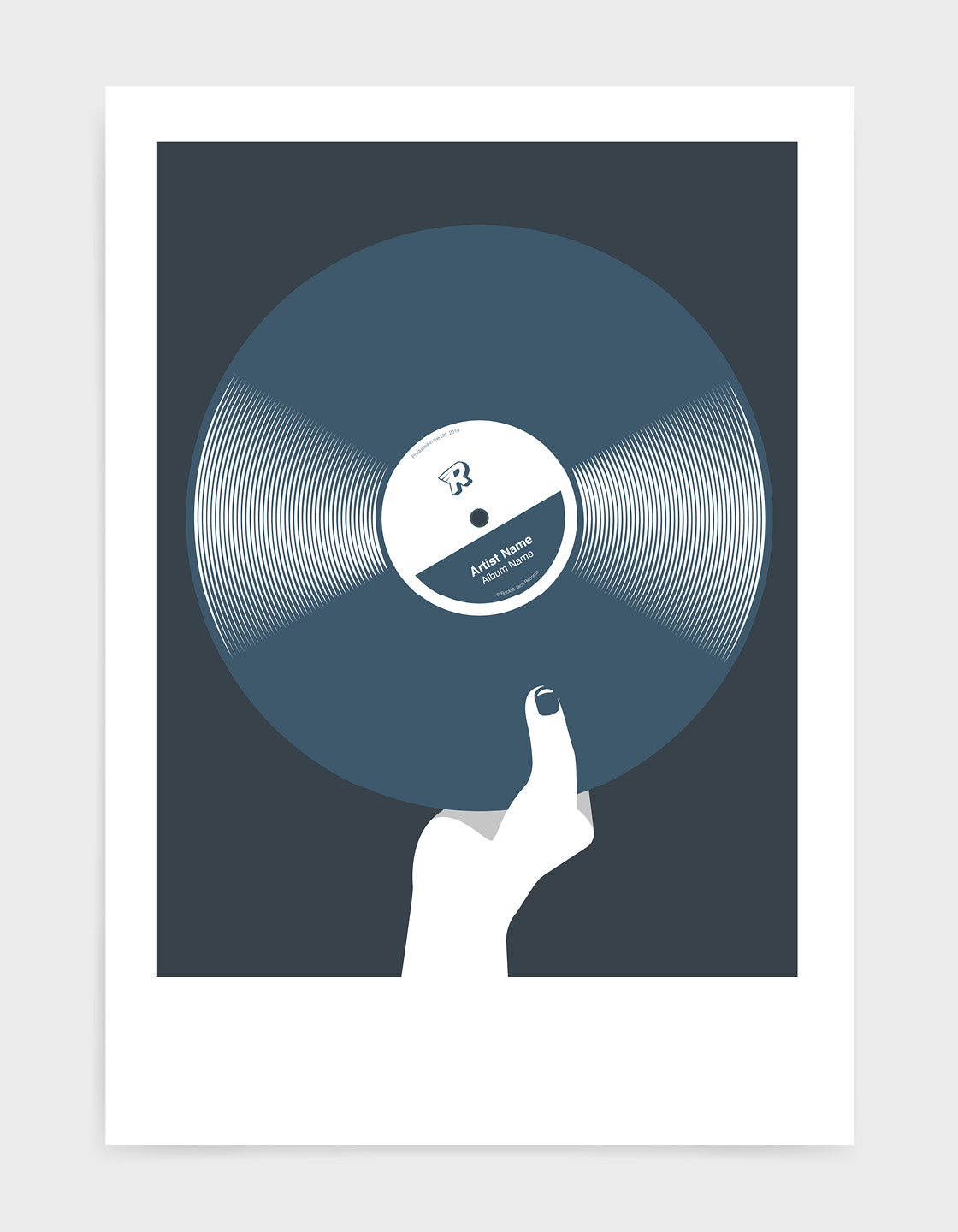 Retro colour vinyl