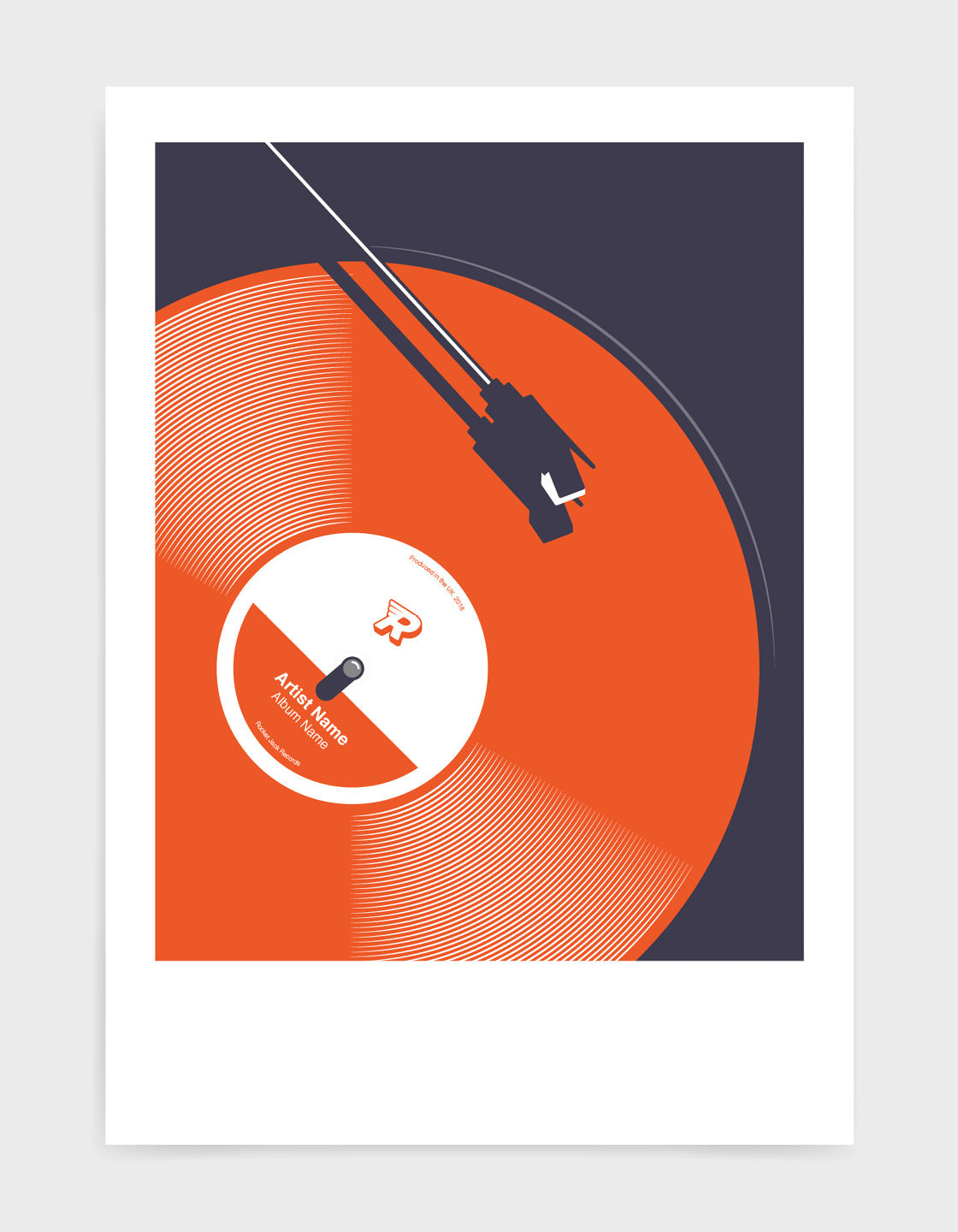 Coloured vinyl record