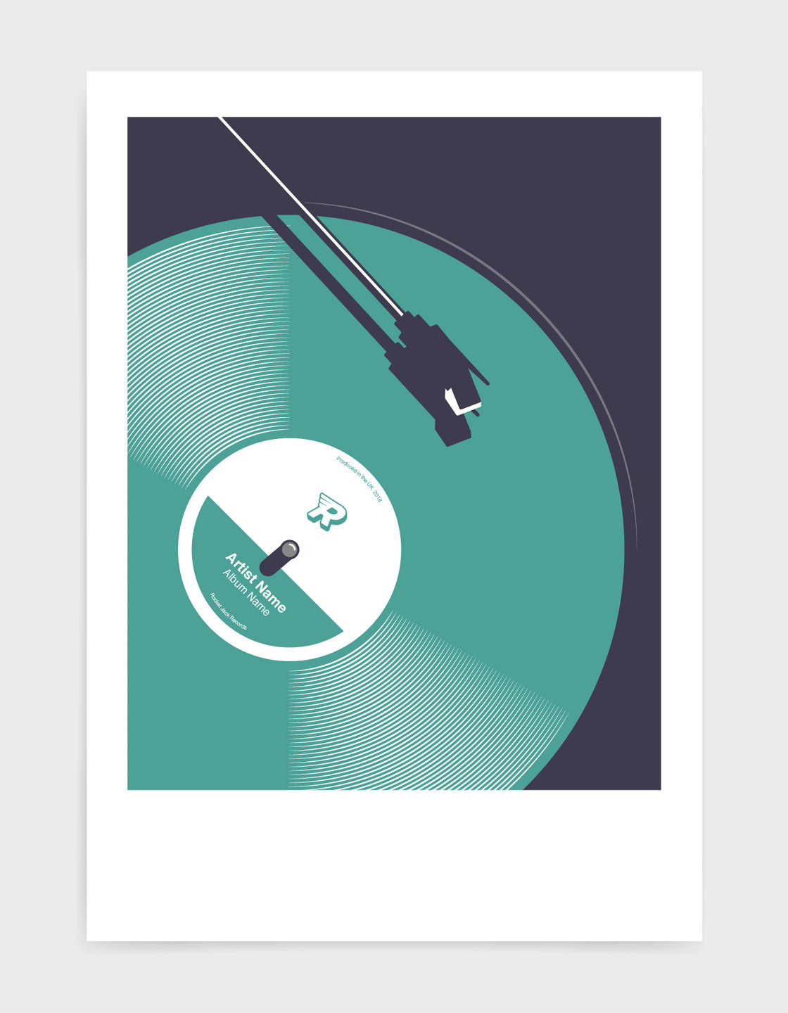 Coloured vinyl record