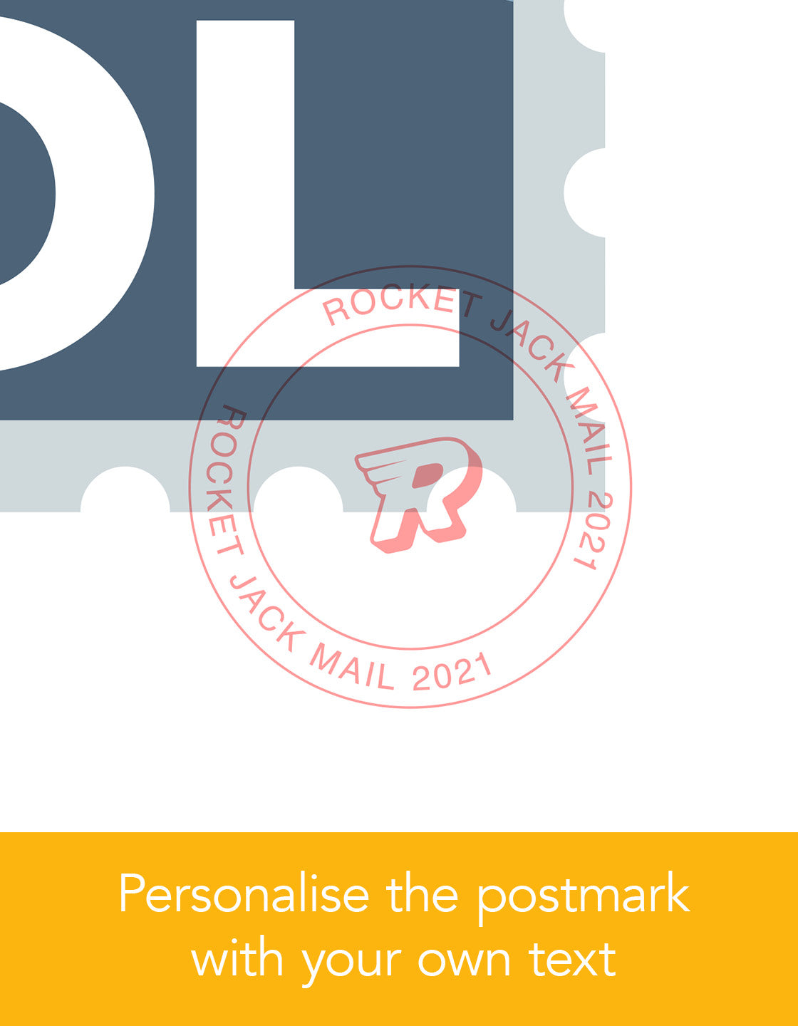 Image shows the customisable watermark which is available for you to personalise with your own text