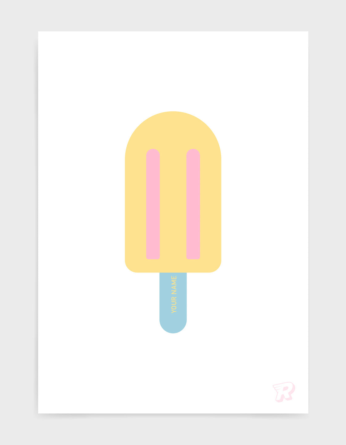 Popsicle ice lolly