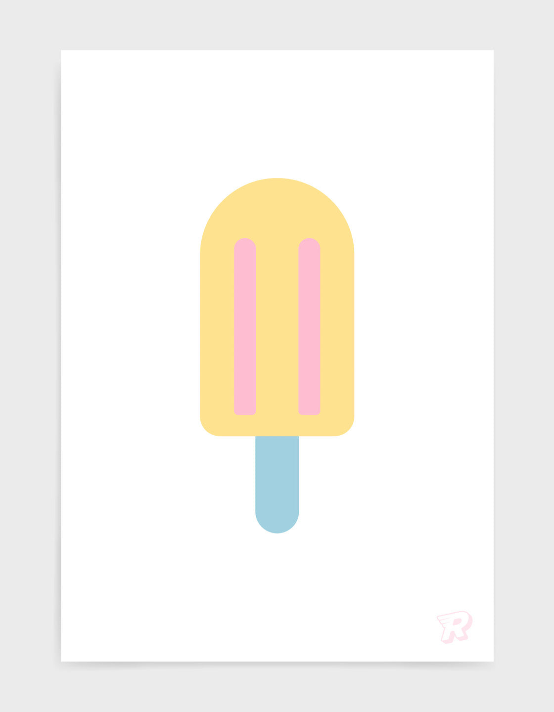 Ice lolly print set