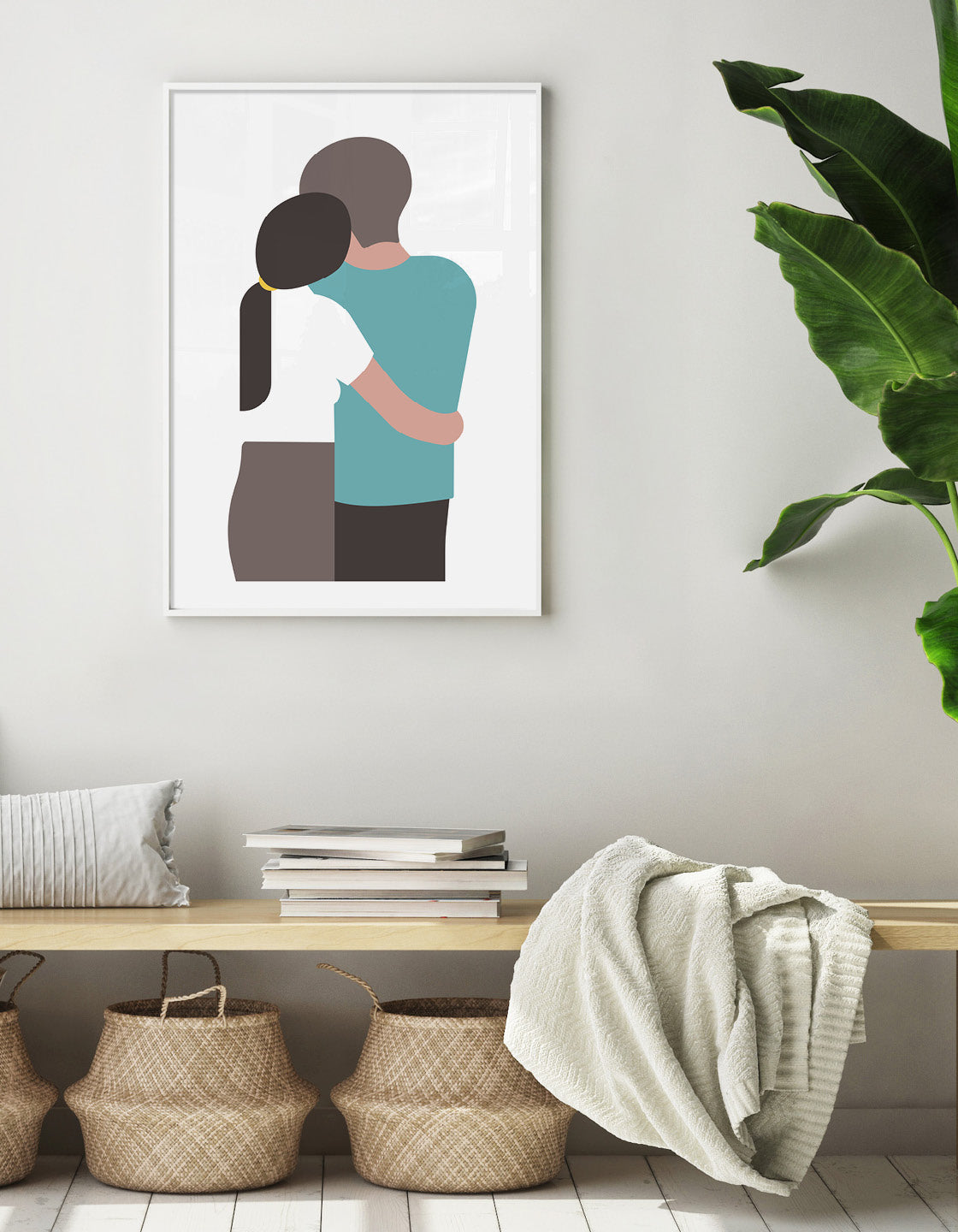 Couple hug