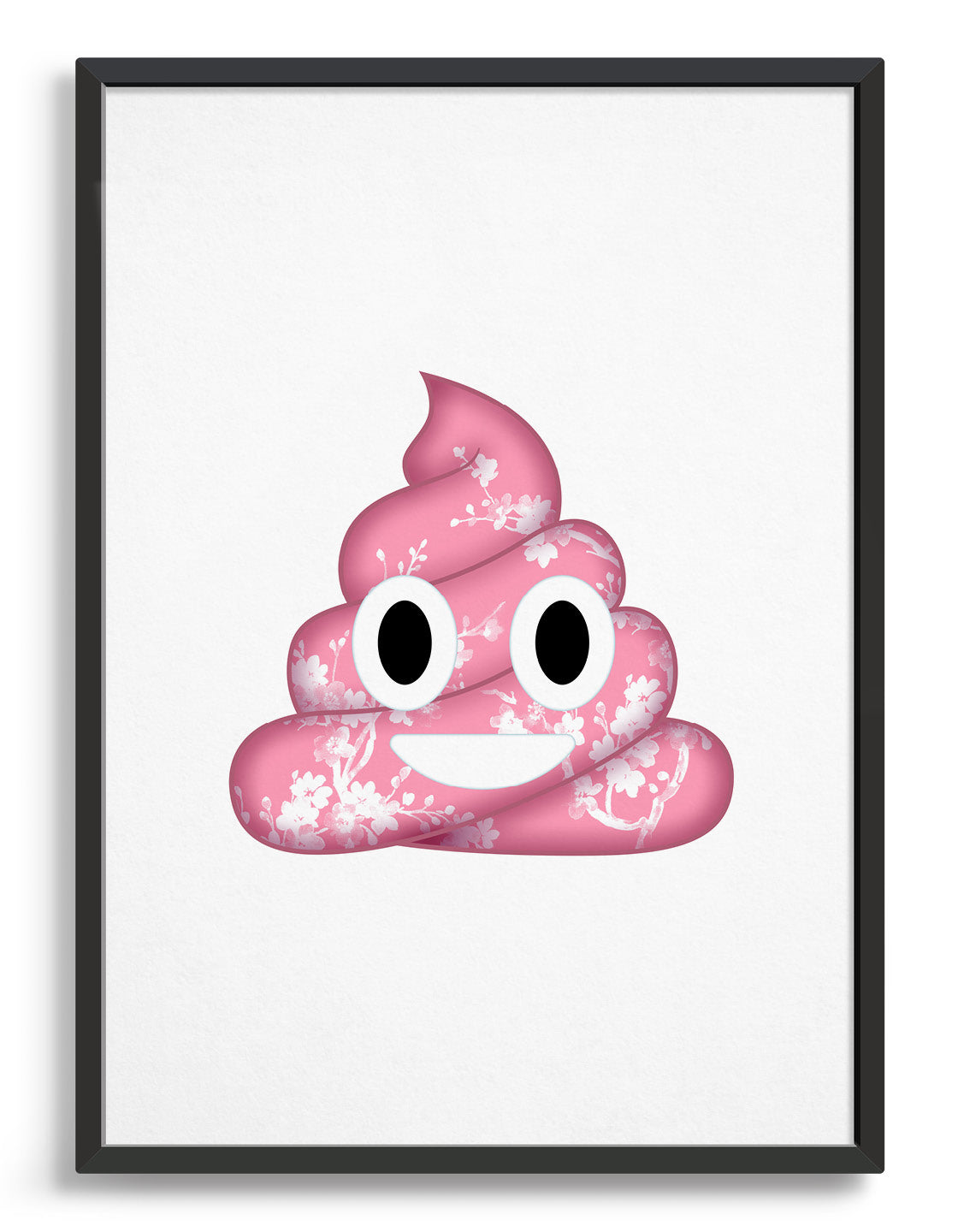 Pink poo emoji