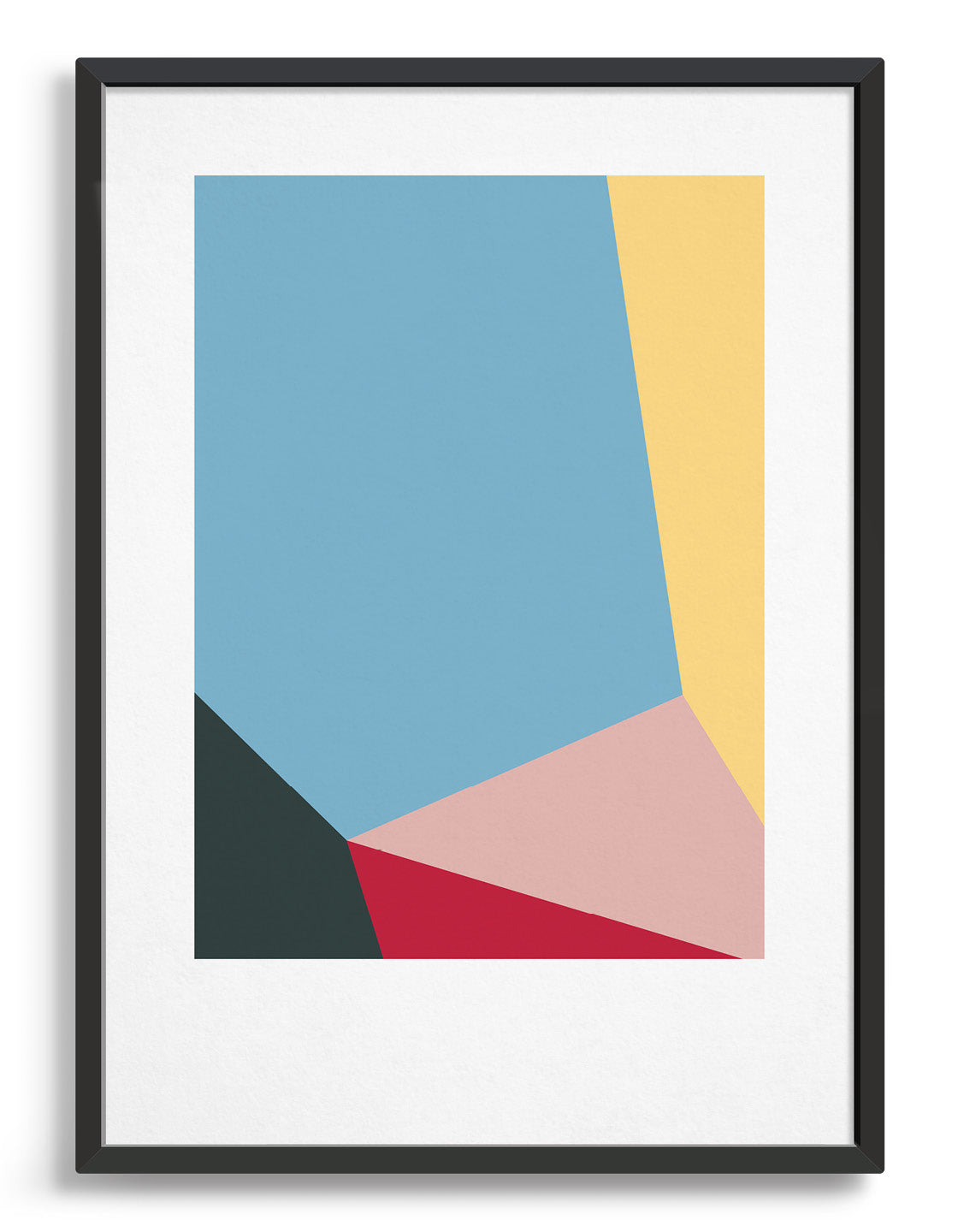 Modern minimal abstract art prints for a gallery wall