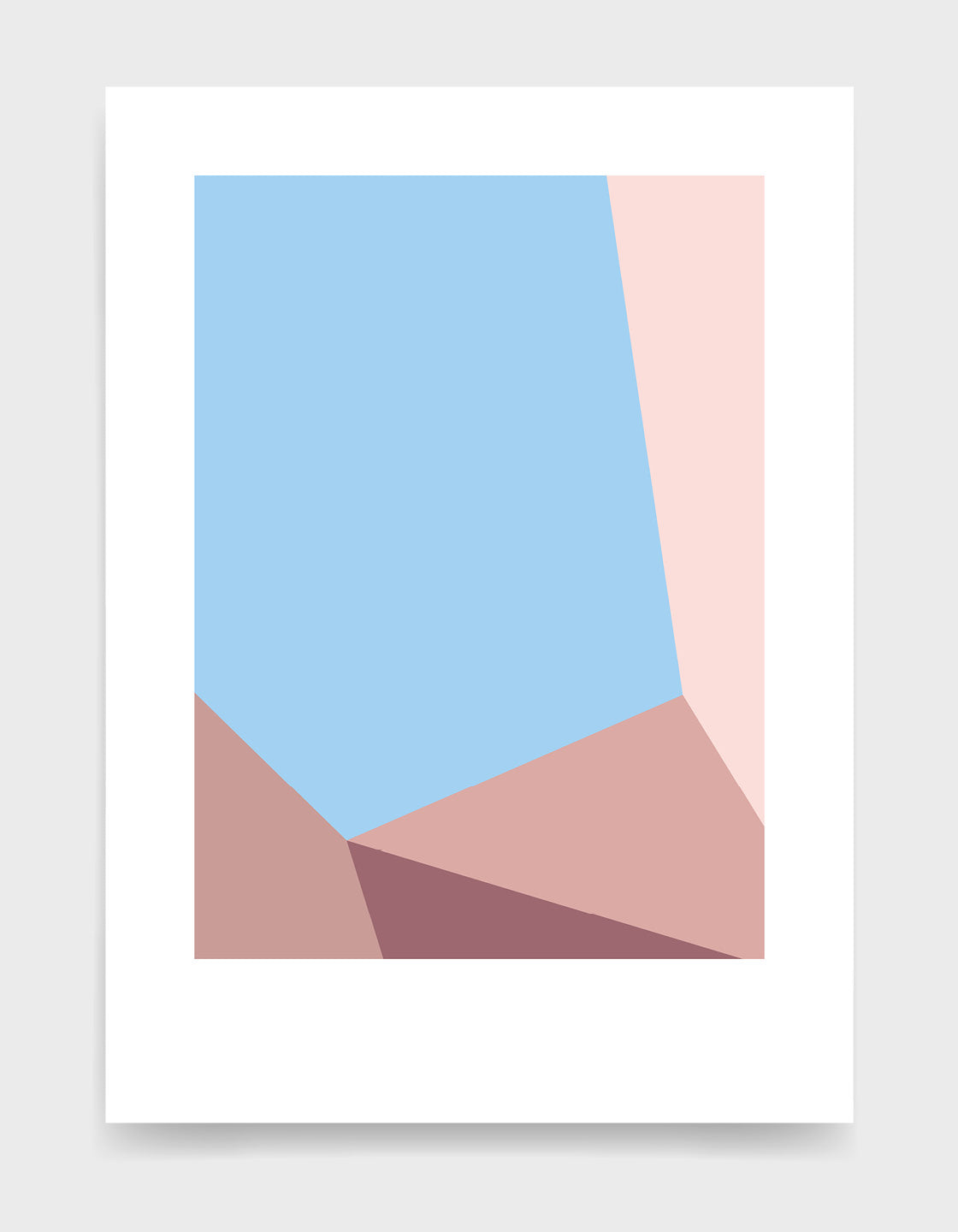 Modern minimal abstract art prints for a gallery wall