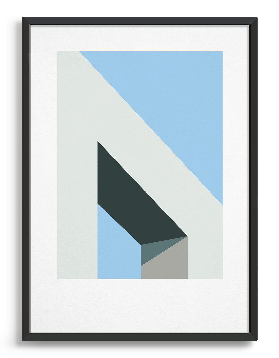 Home office art print / Minimal abstract gallery wall ideas