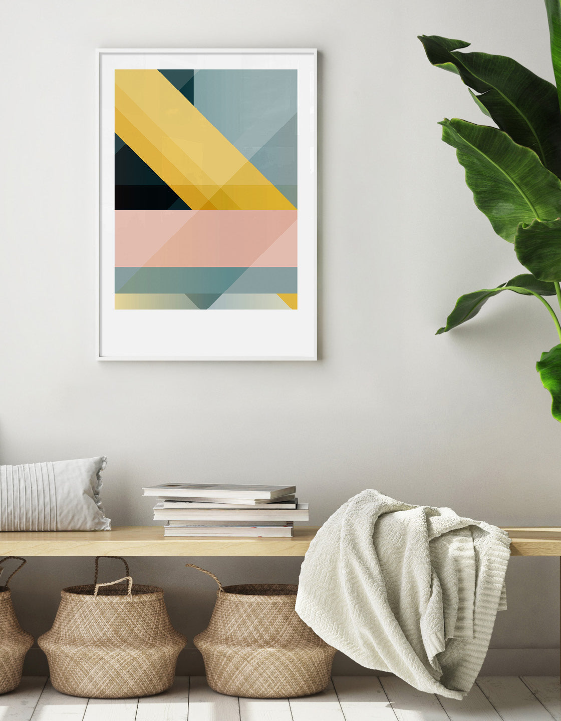 Abstract geometric art by Rocket Jack