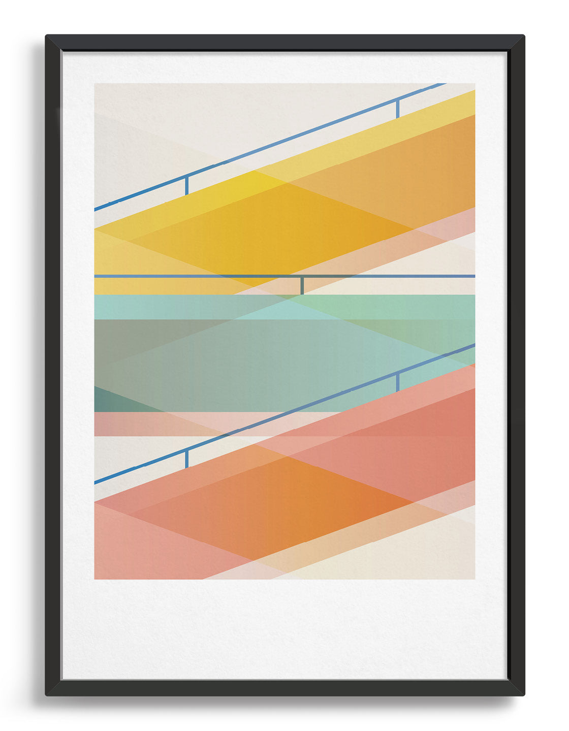 Abstract geometric art by Rocket Jack