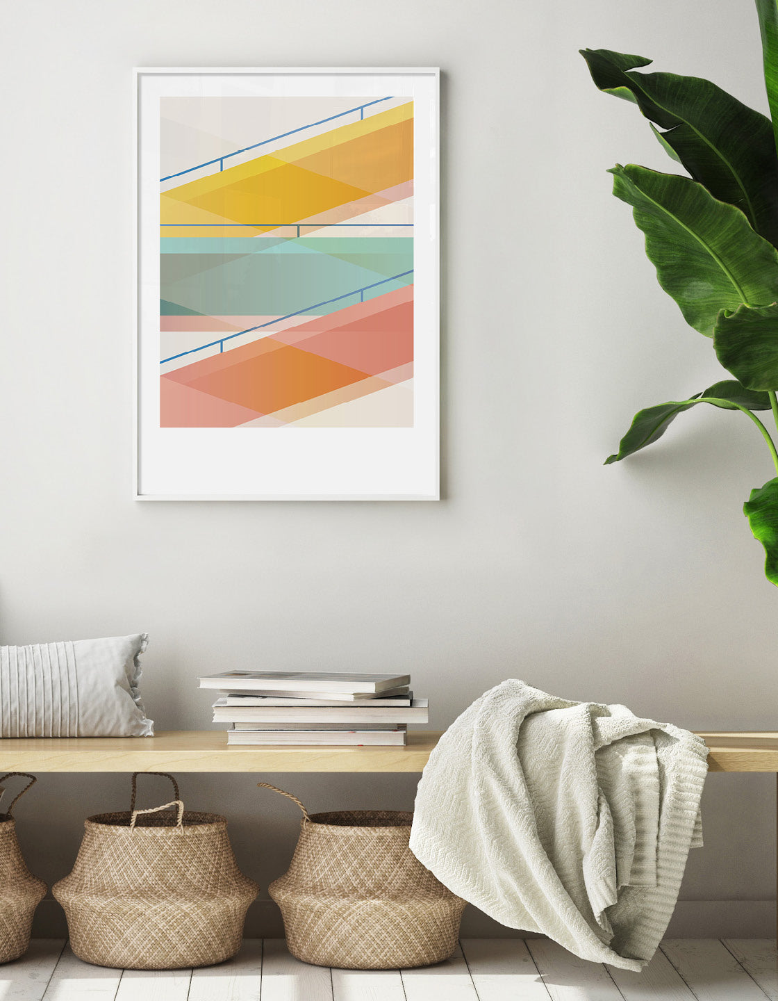 Abstract geometric art by Rocket Jack