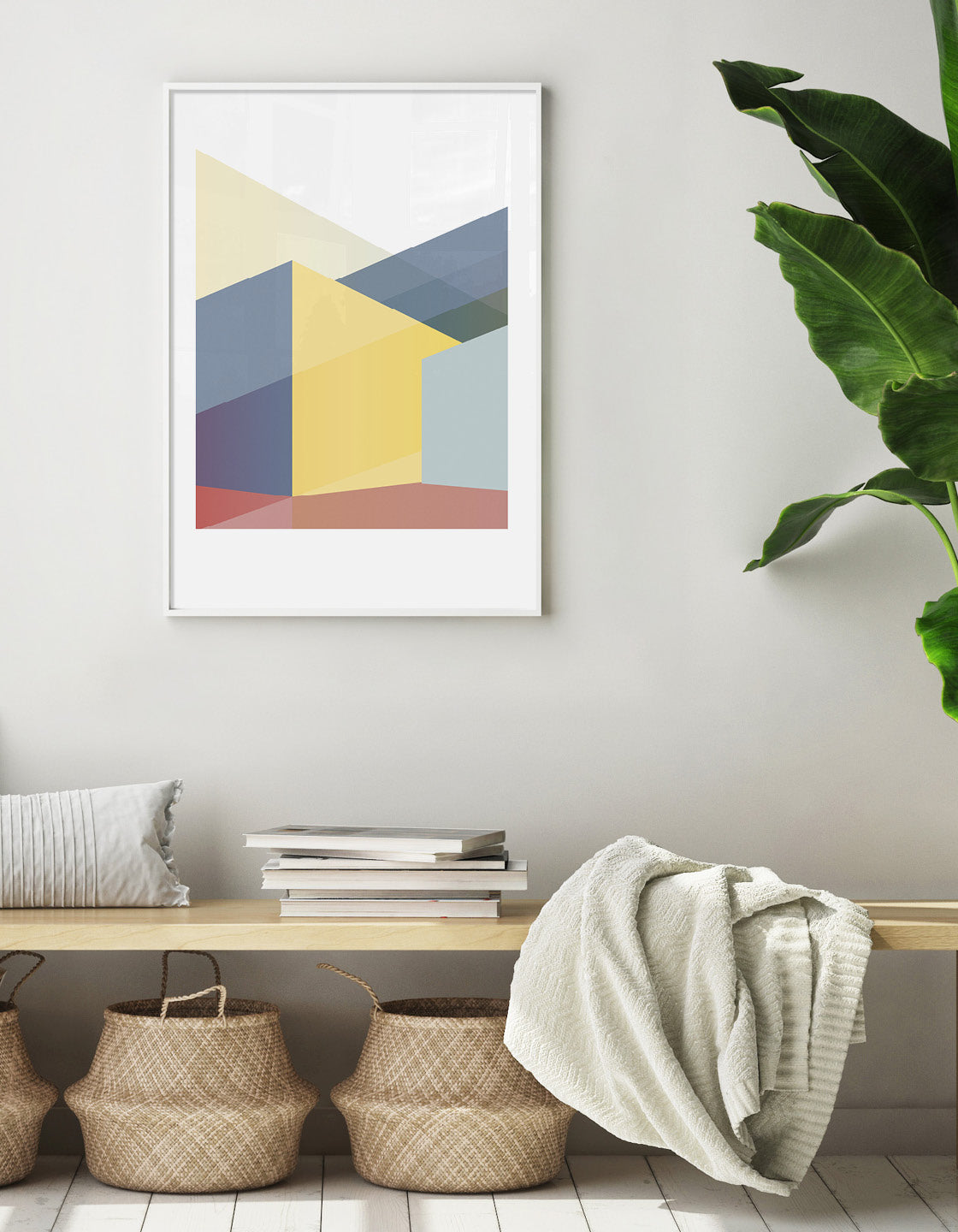 Abstract geometric art by Rocket Jack