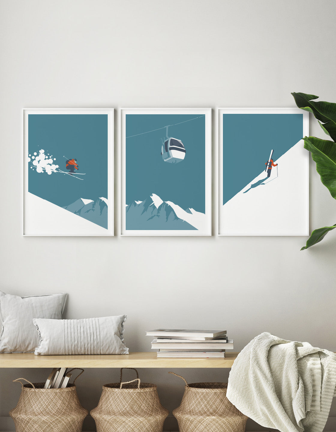 Ski gallery wall III