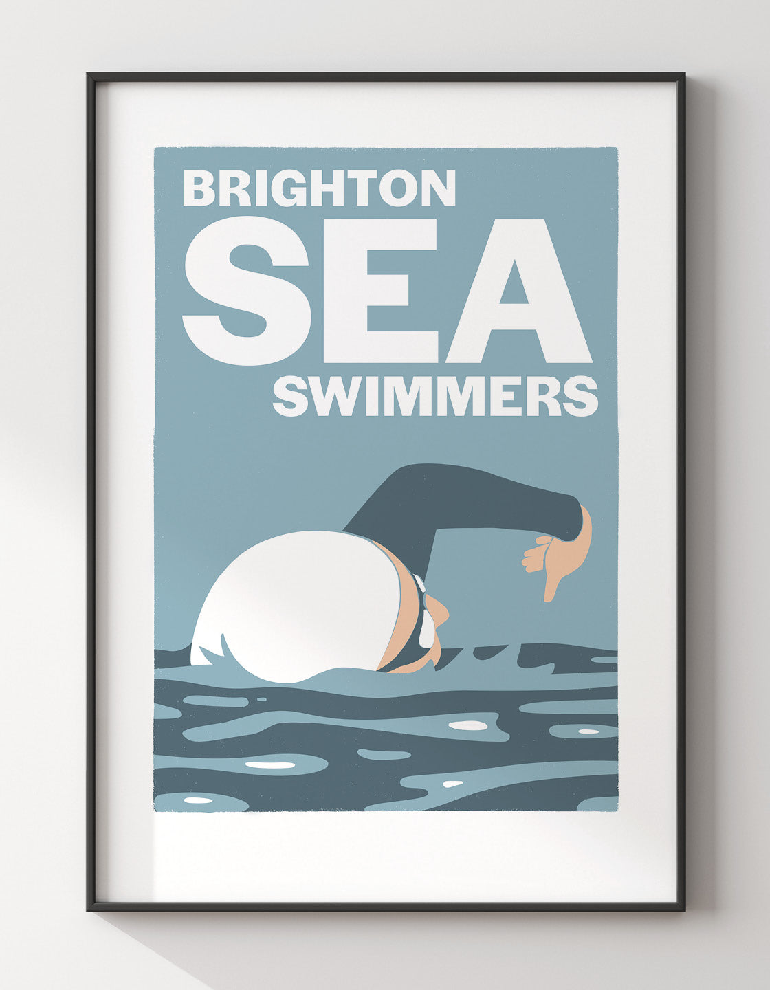 Swimmers Vintage French Swimming Lessons | Poster