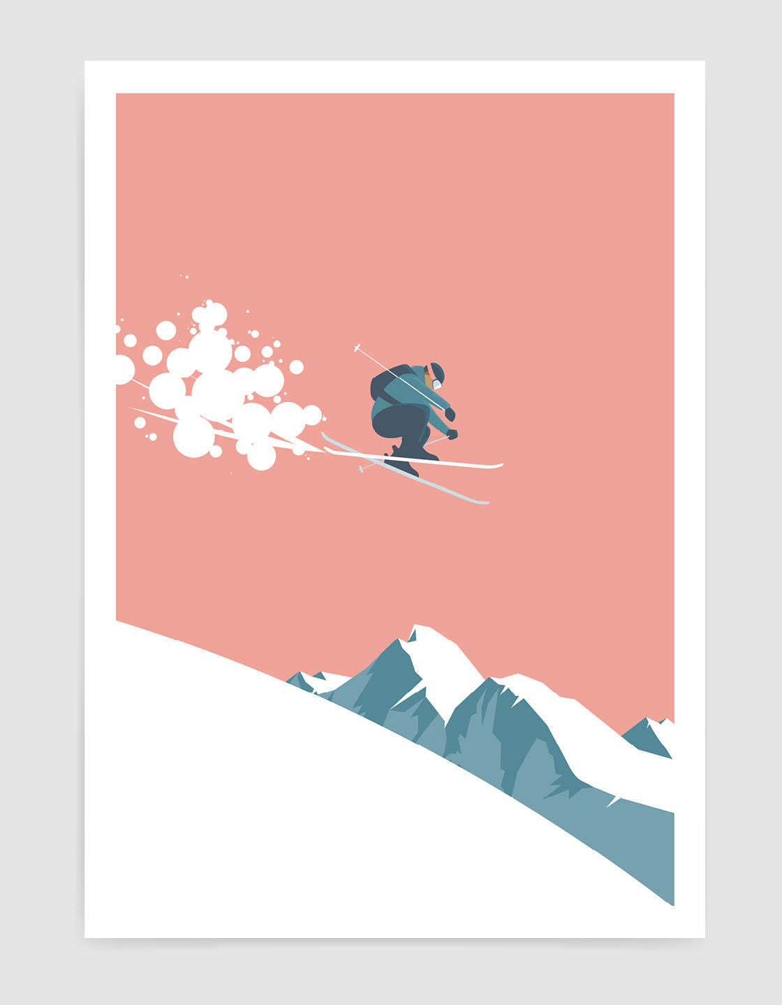 Skier in the air