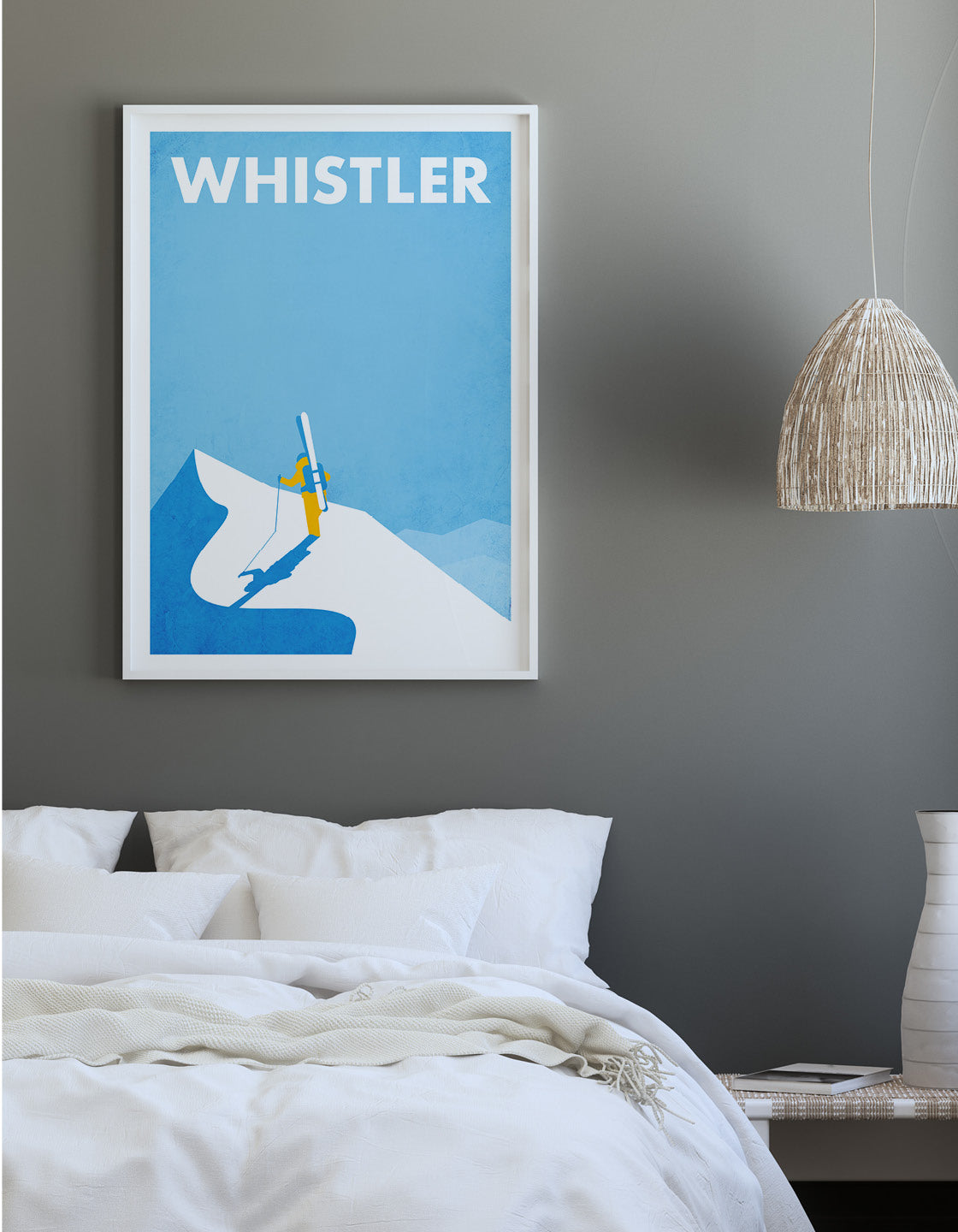 Off piste skier
