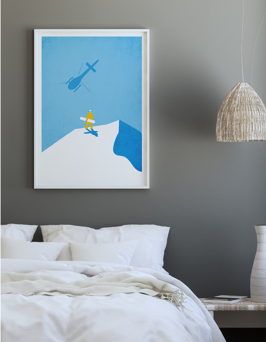 Snowboard heli ski