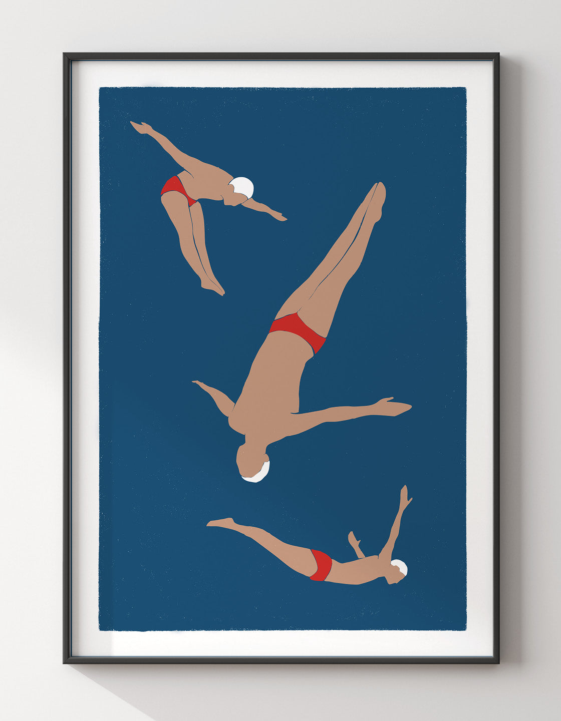 Vintage men's diving