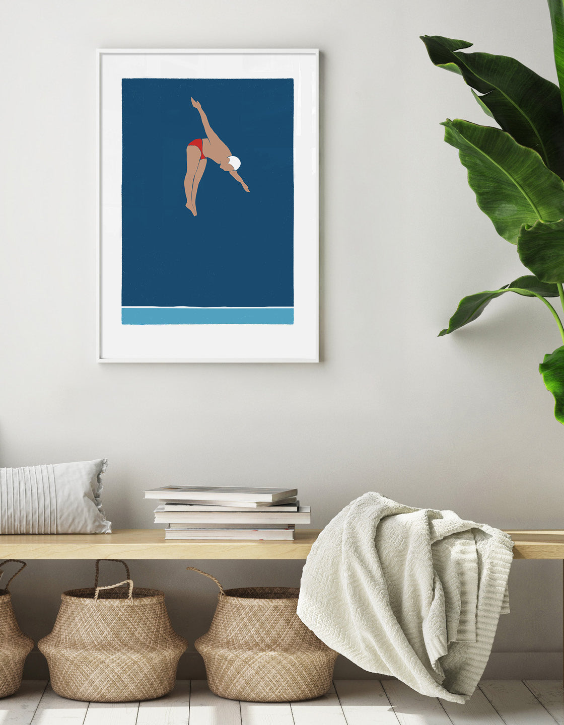 Man diving