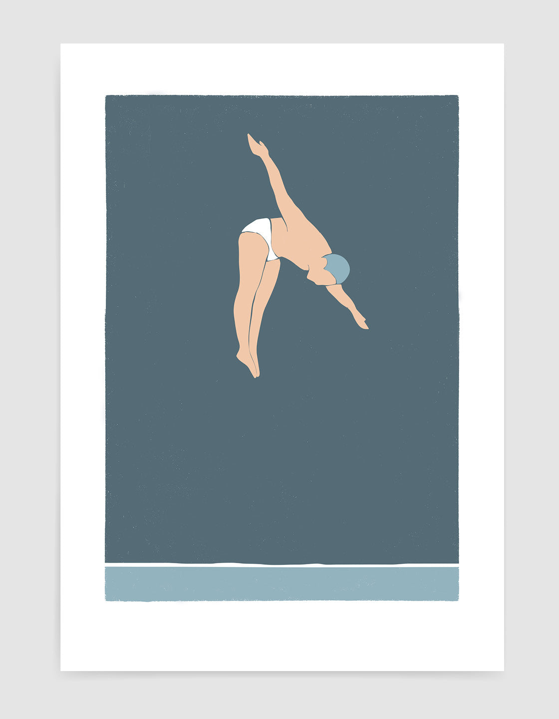 Man diving