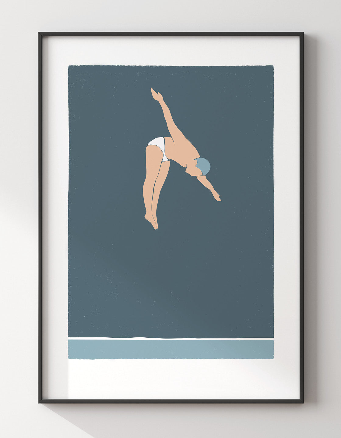 Man diving