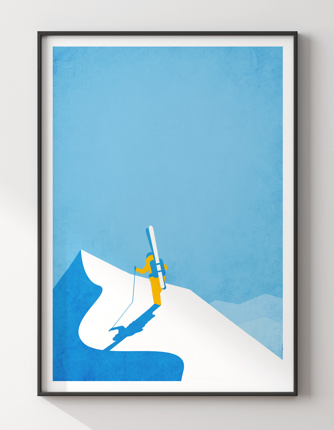 Off piste skier