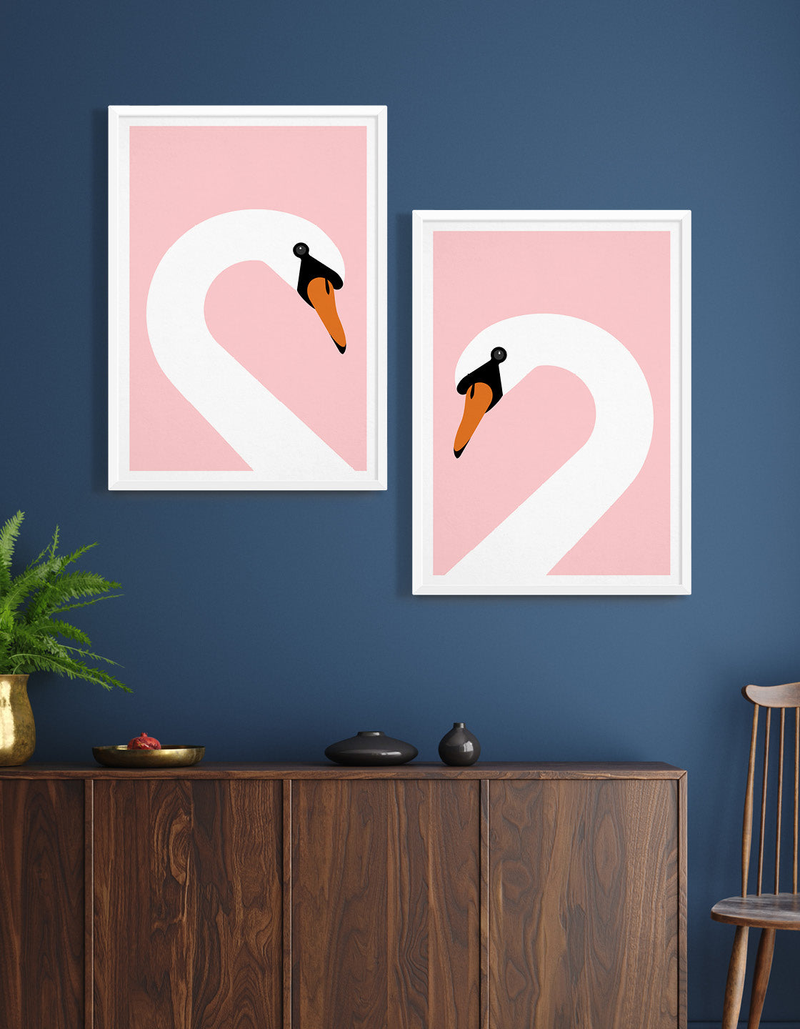 Swan pair