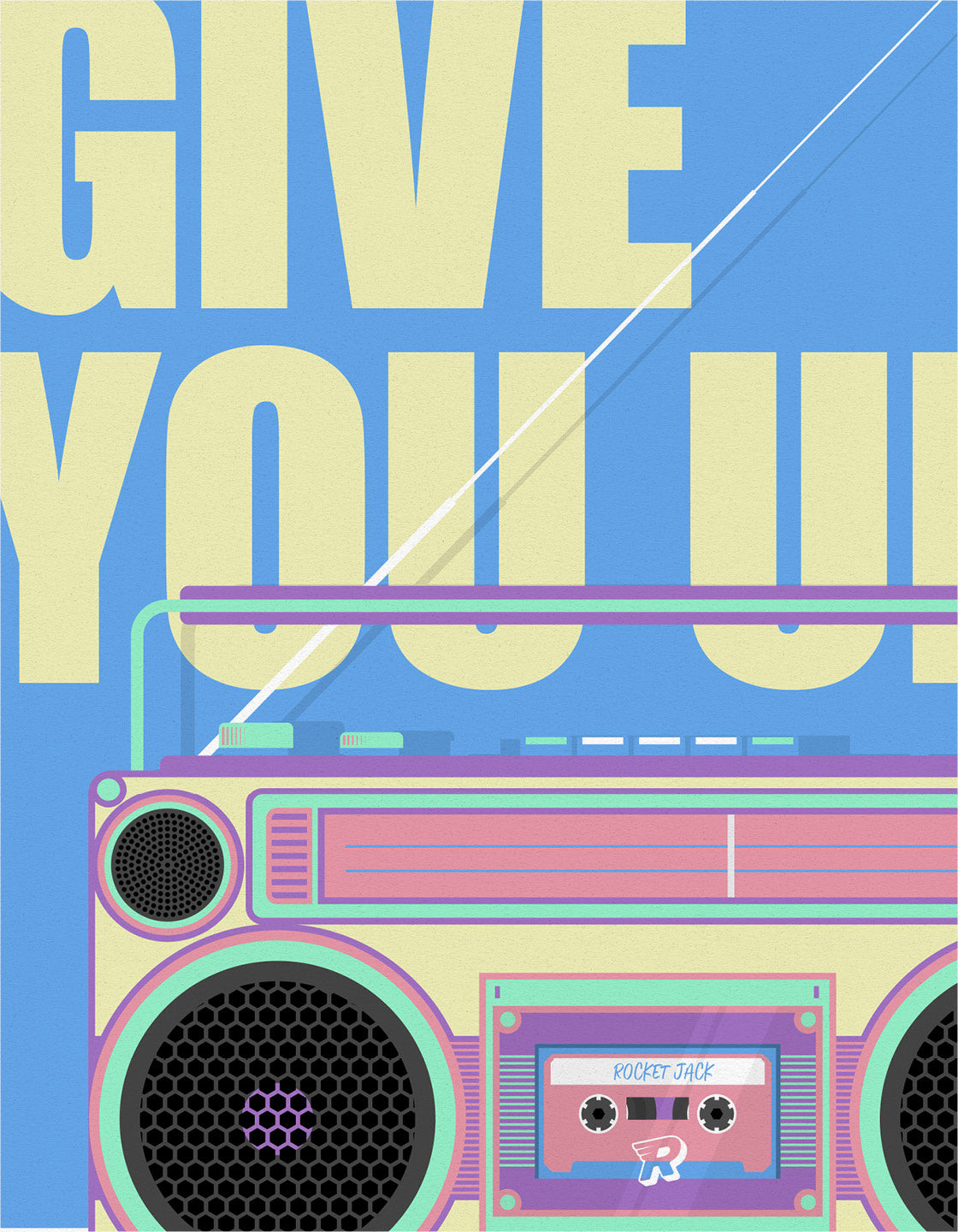 Retro boombox
