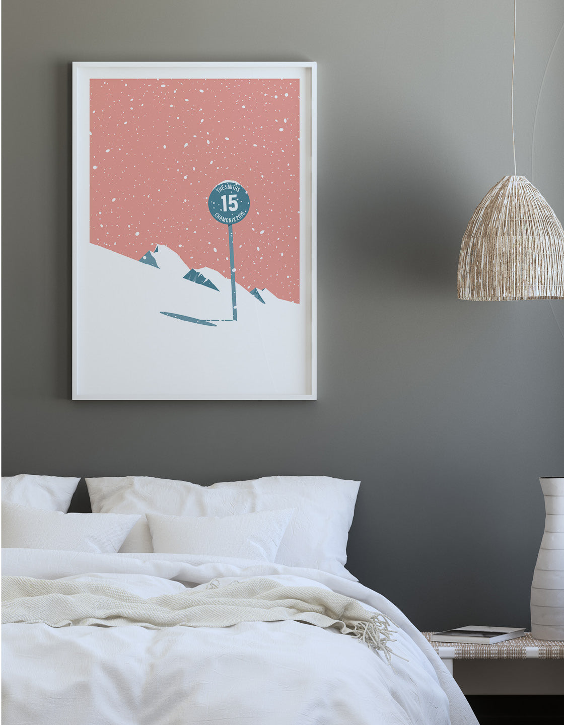 Ski signpost
