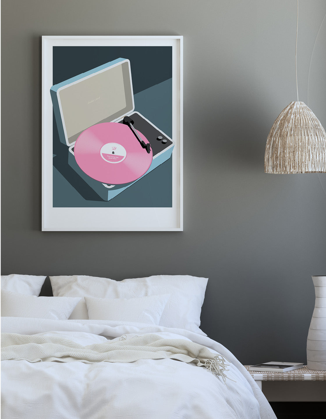 Vintage record player