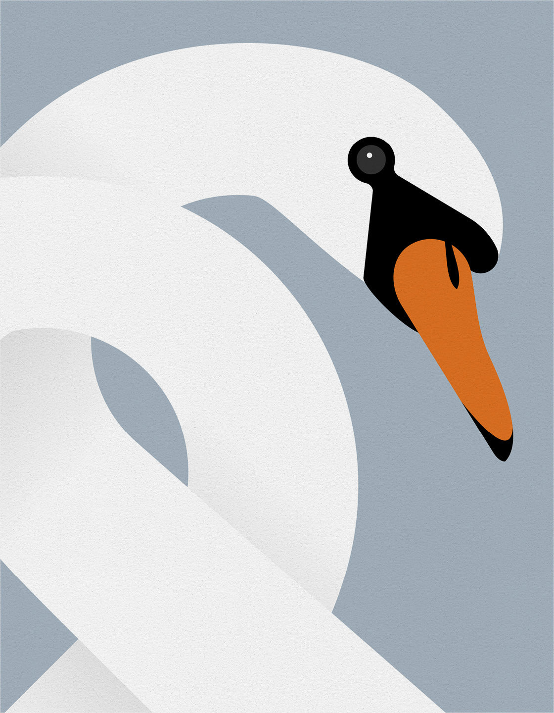 Necking swans