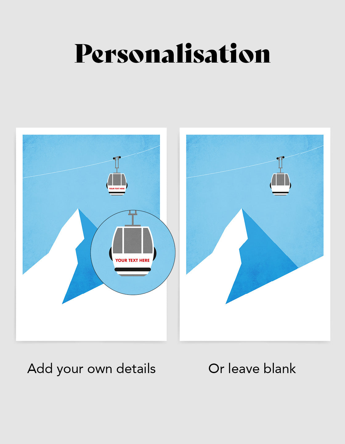 Ski gondola