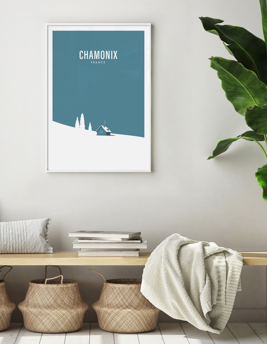 Snowy mountain hut II