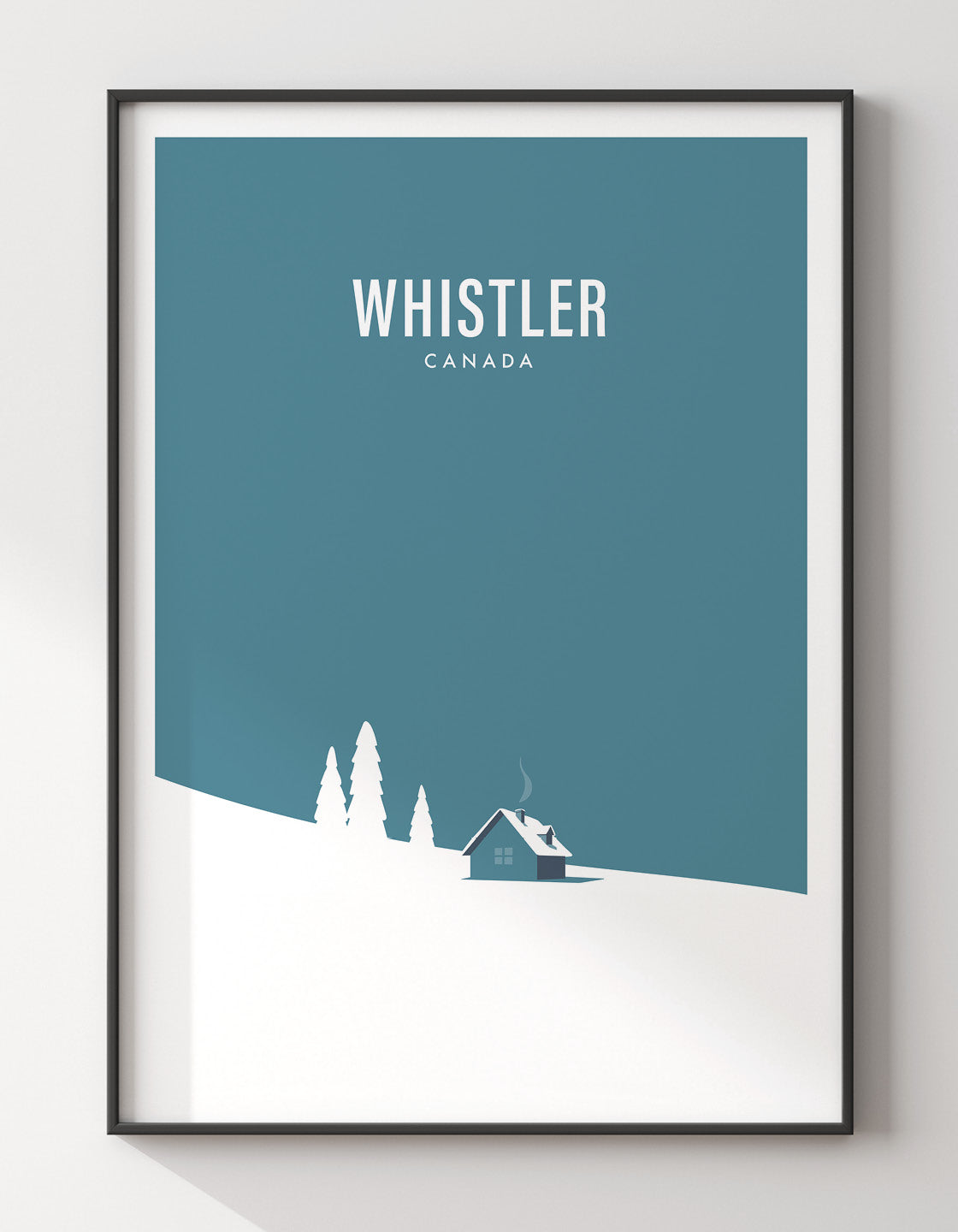 Snowy mountain hut II