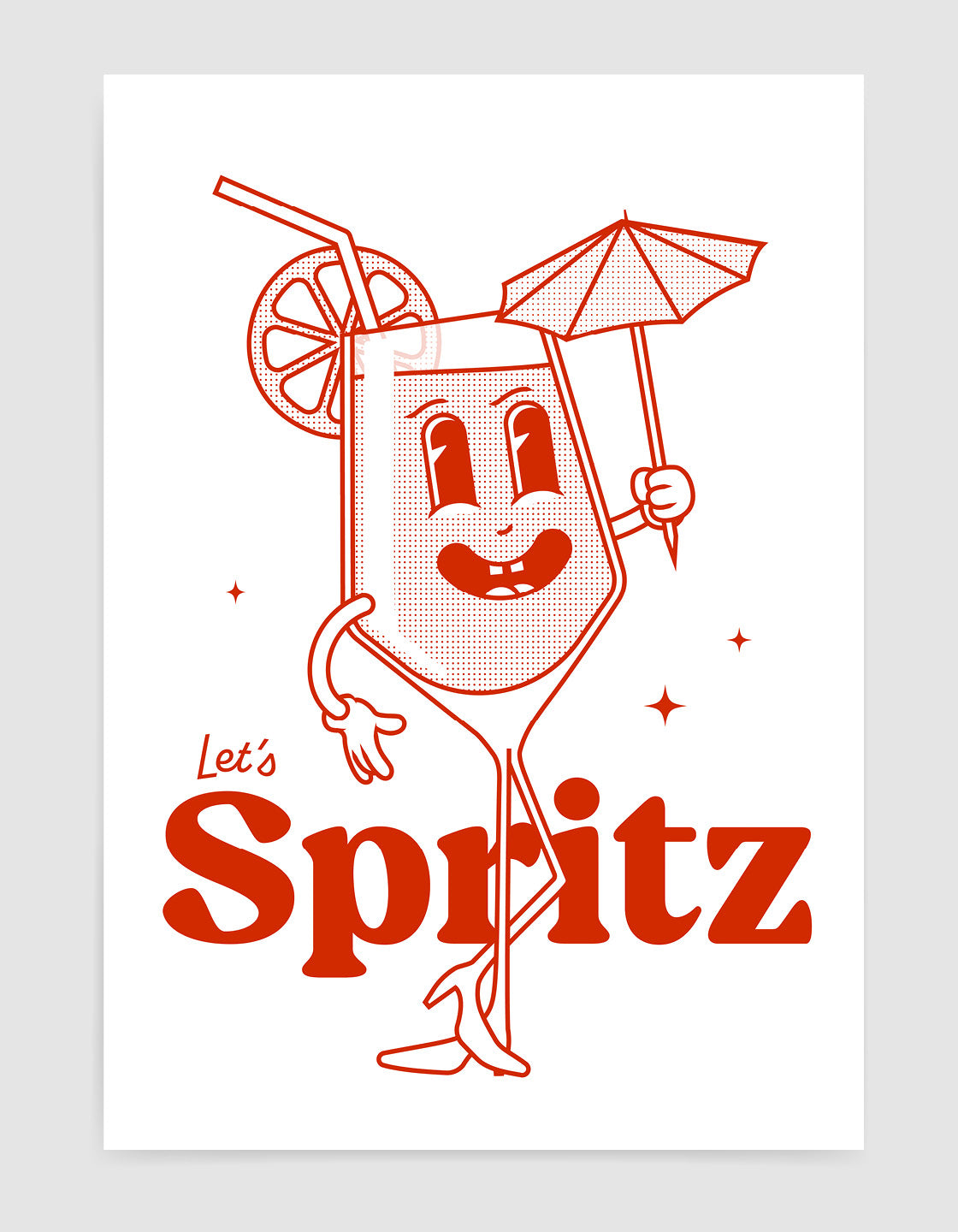 Retro style Spritz