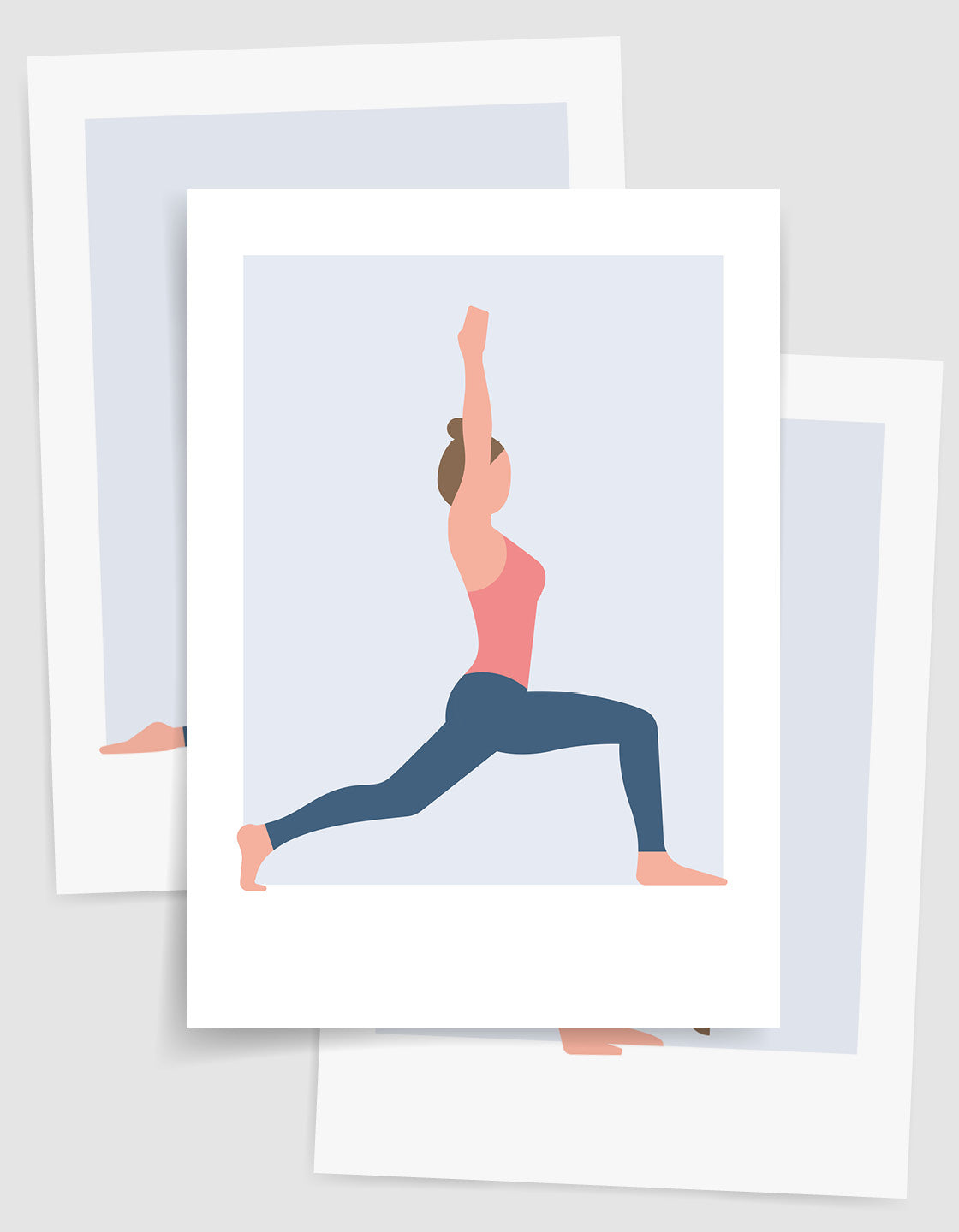 Yoga print set