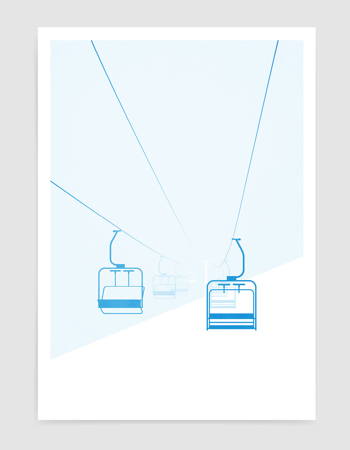 Chairlift whiteout