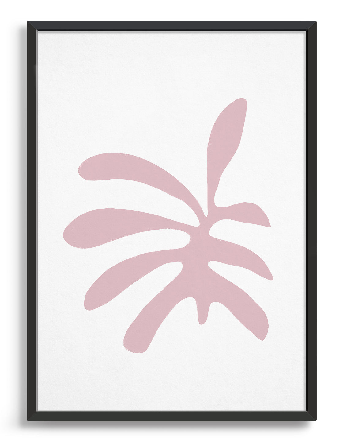 Minimal 'Matisse' style leaf