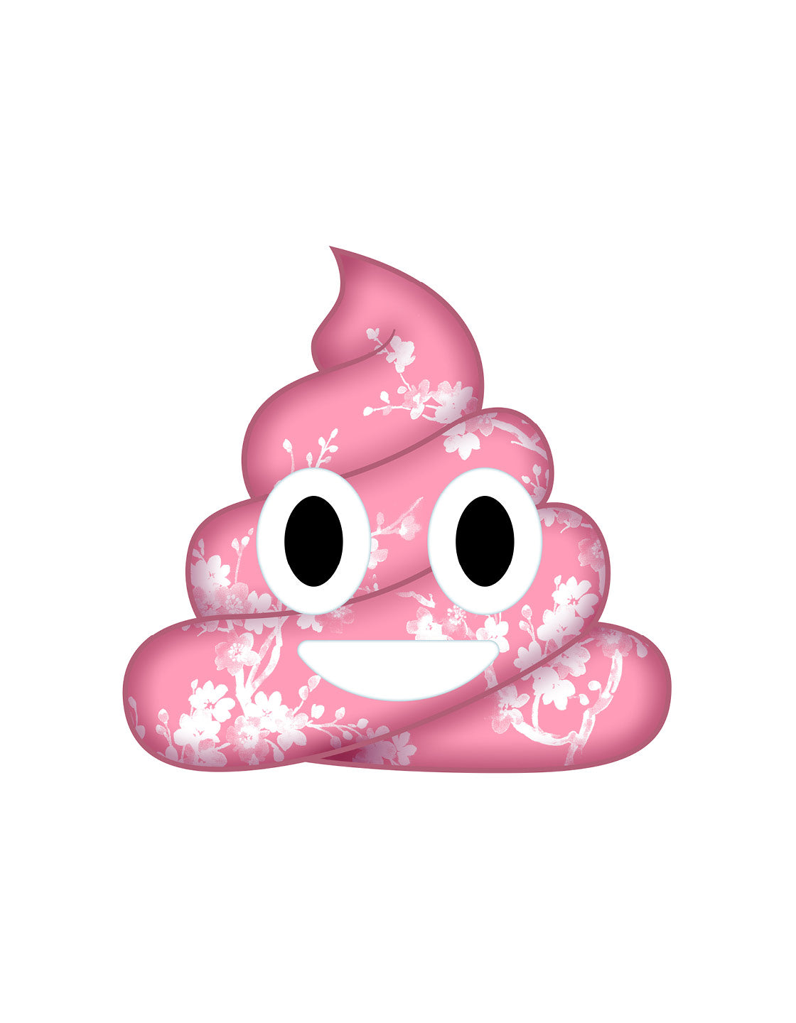 Pink poo emoji