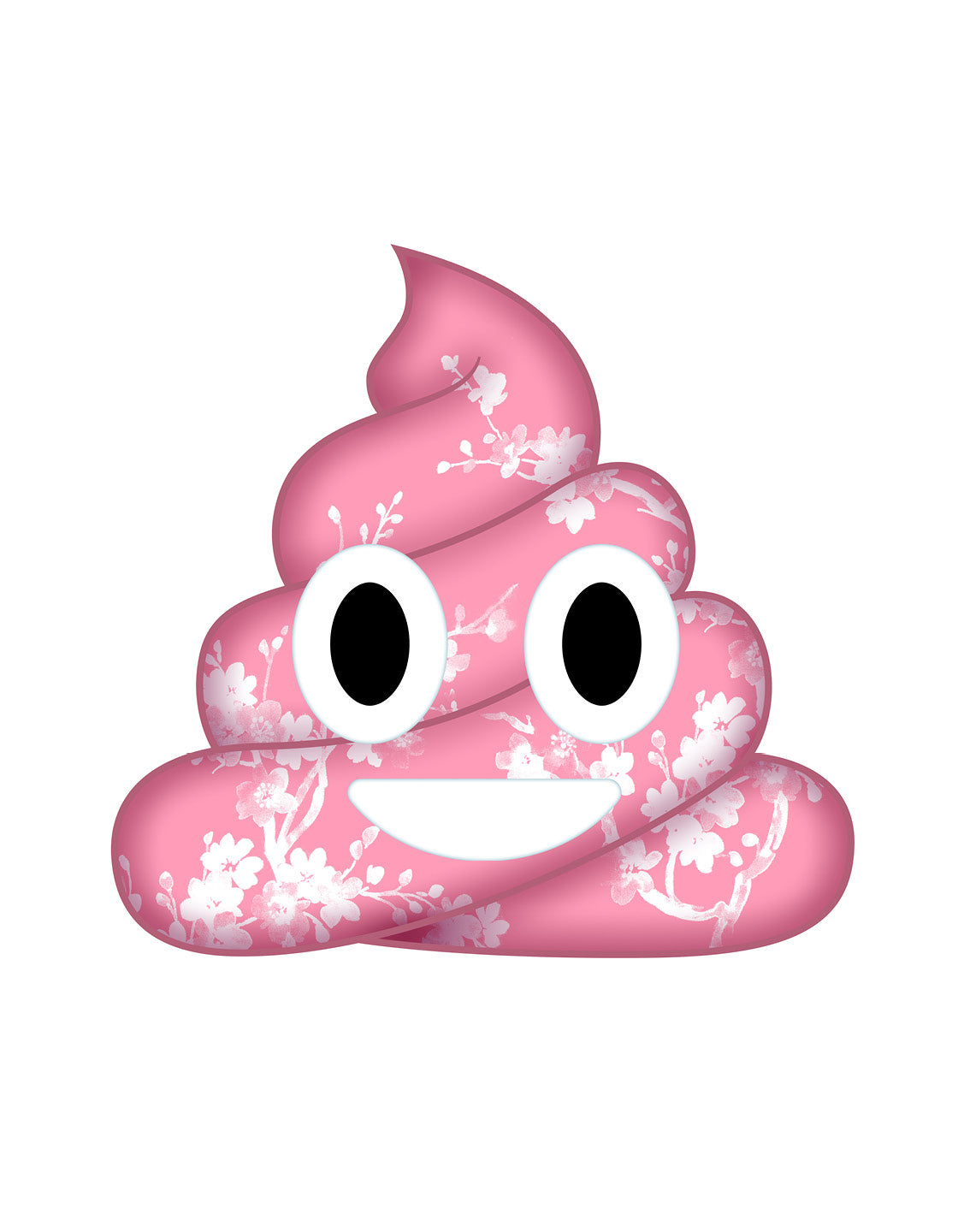 Pink poo emoji