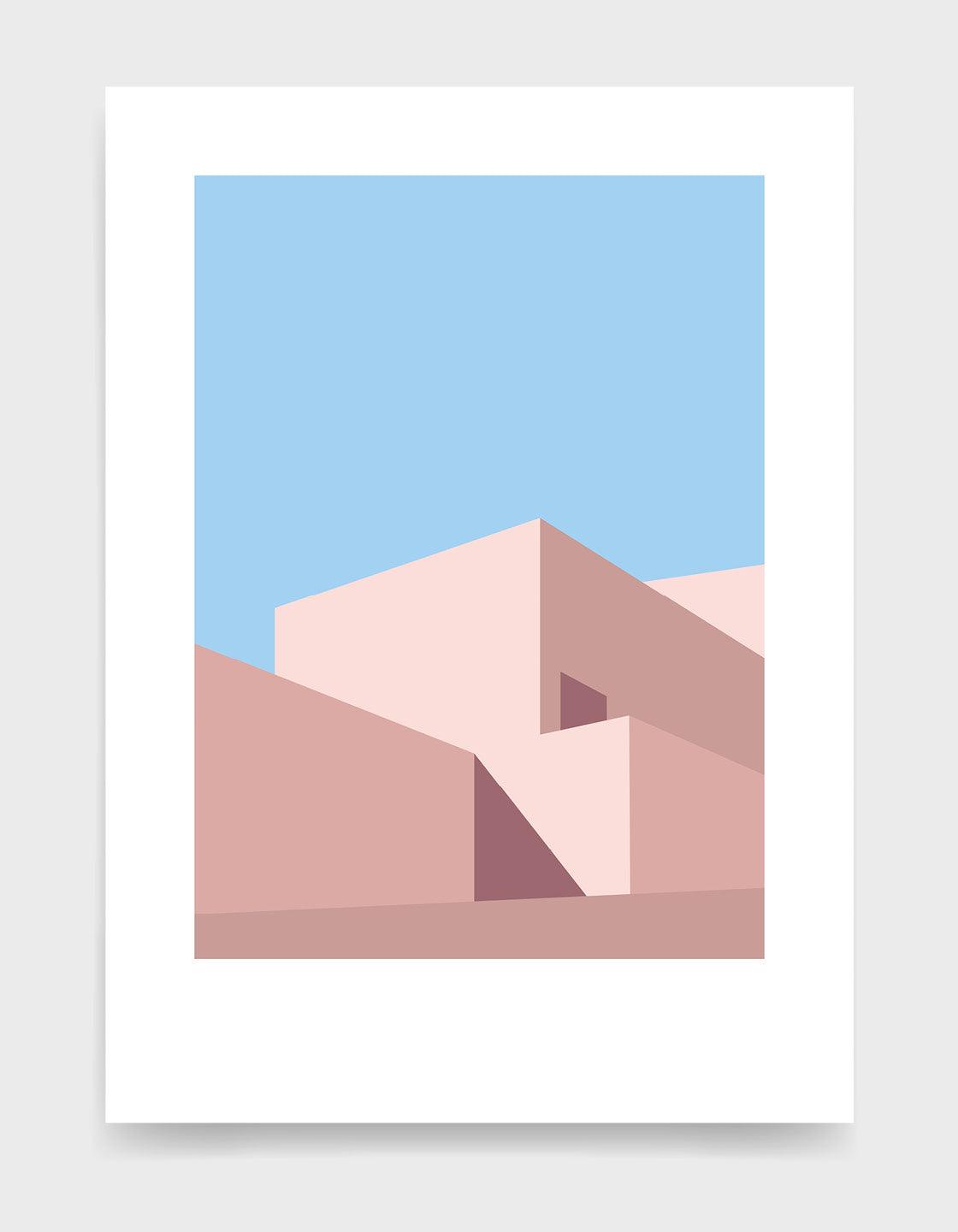 Abstract geometric art prints / Minimal architecture for modern home decor